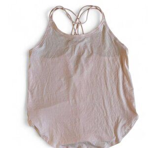 Lululemon Strappy Back Tank Top | Size 14 | Blush Pink